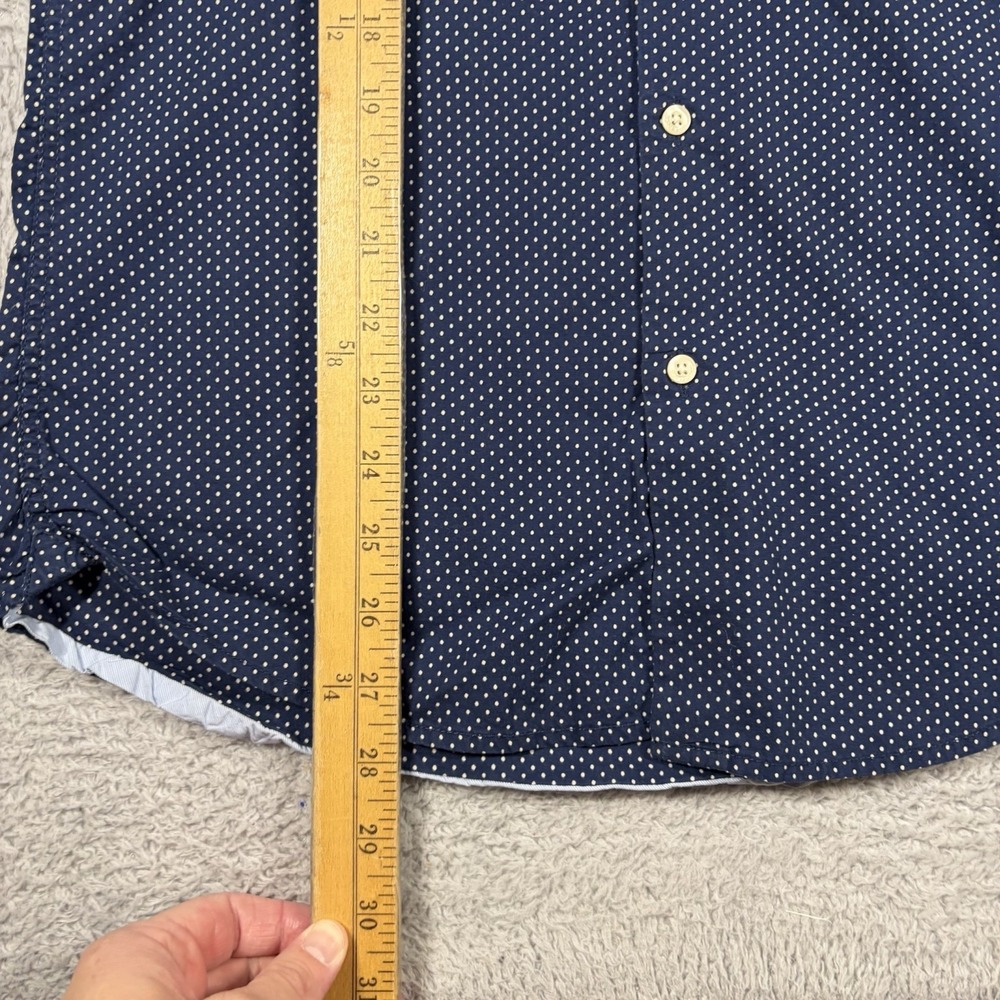 Scotch Soda Vacanza Shirt Mens Medium Navy Blue Pattern Amsterdam Couture - Picture 5 of 10